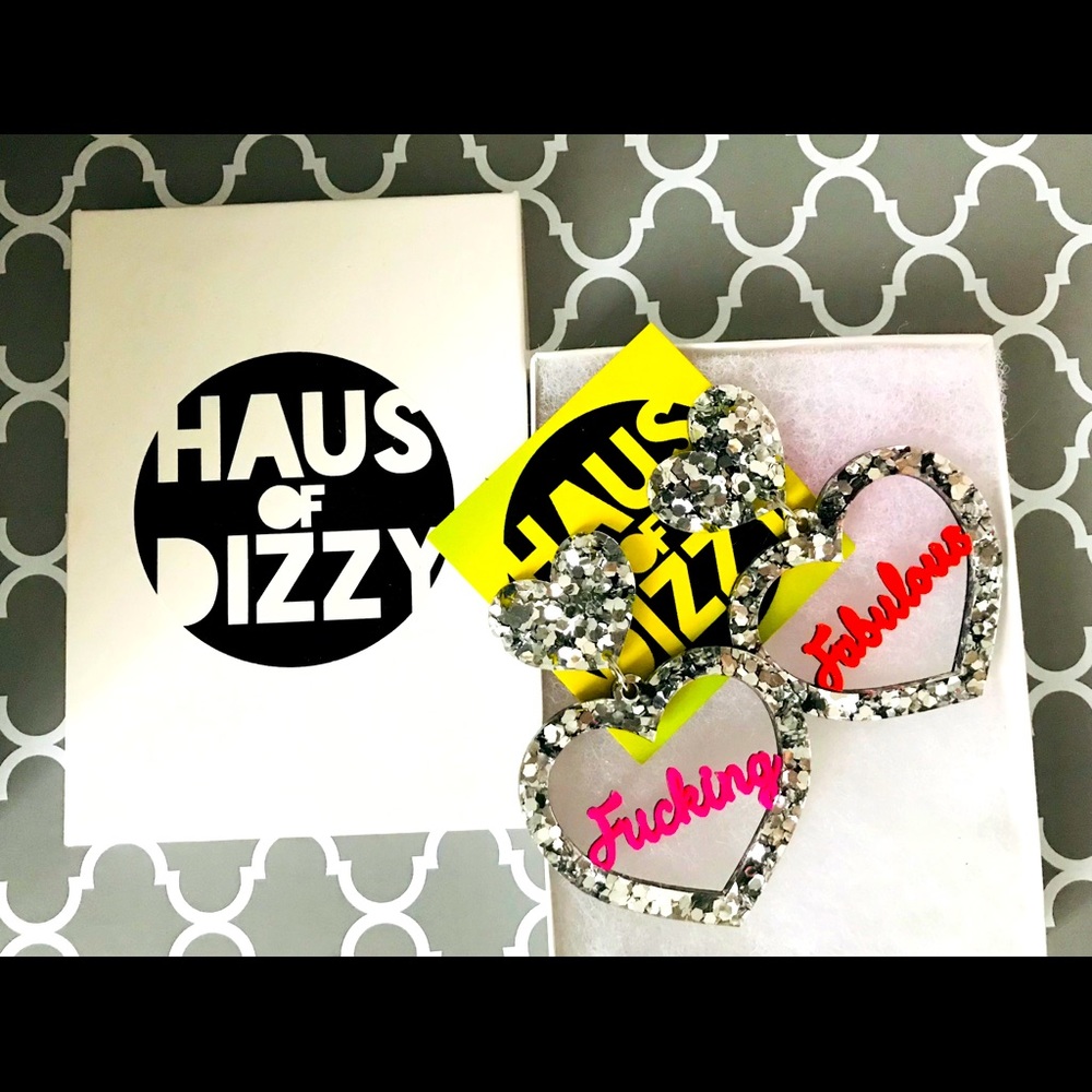 Haus of Dizzy “Fucking Fabulous” Earrings